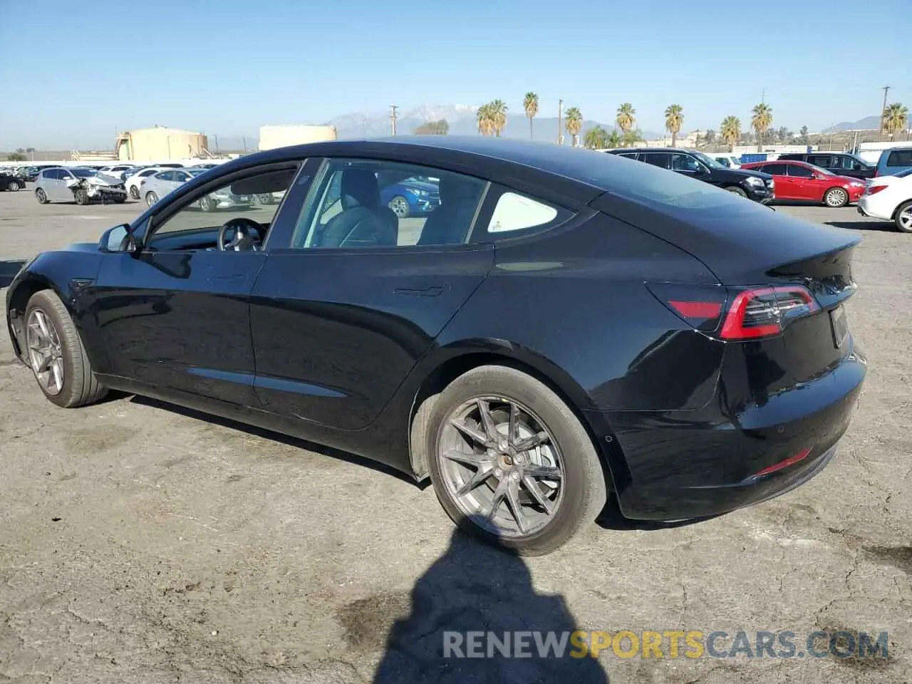 2 Photograph of a damaged car 5YJ3E1EA1NF115575 TESLA MODEL 3 2022