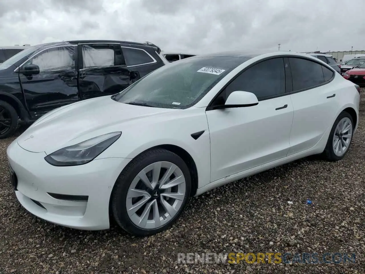 1 Фотография поврежденного автомобиля 5YJ3E1EA1NF127158 TESLA MODEL 3 2022