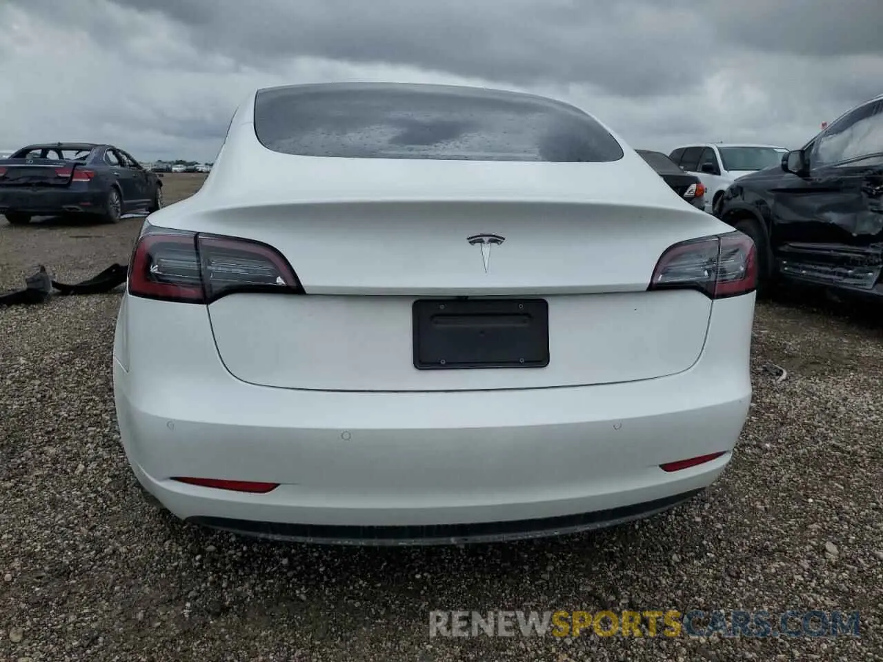 6 Фотография поврежденного автомобиля 5YJ3E1EA1NF127158 TESLA MODEL 3 2022