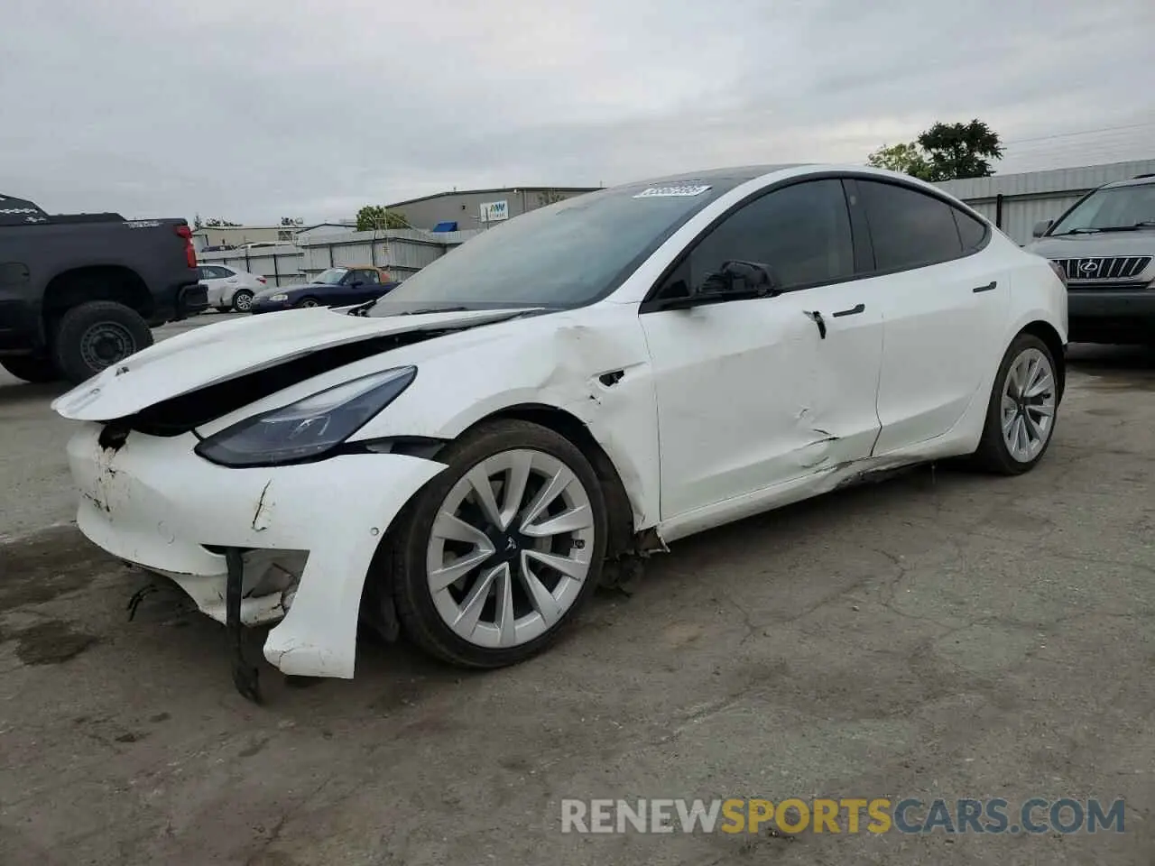 1 Фотография поврежденного автомобиля 5YJ3E1EA1NF143263 TESLA MODEL 3 2022