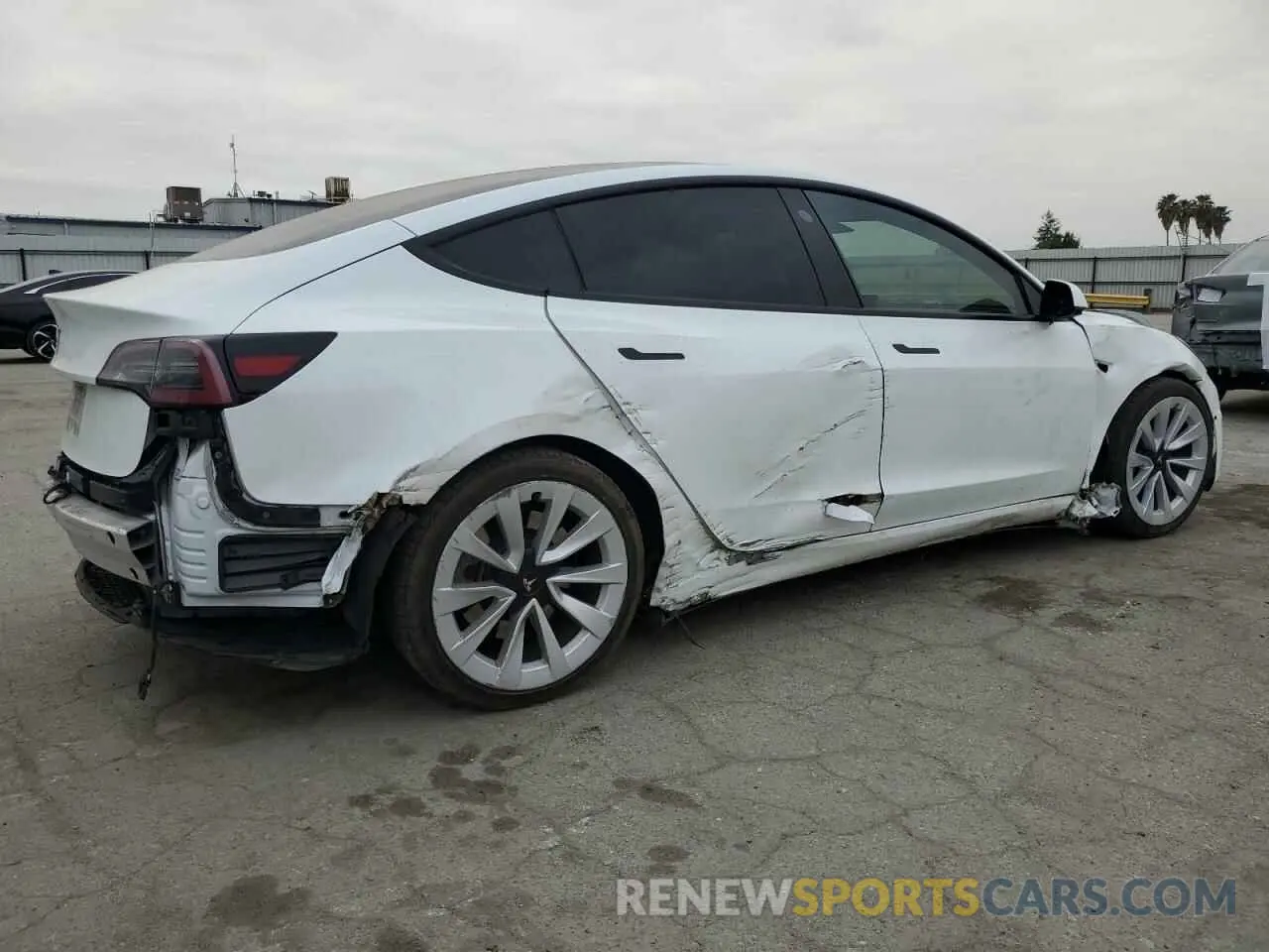 3 Фотография поврежденного автомобиля 5YJ3E1EA1NF143263 TESLA MODEL 3 2022