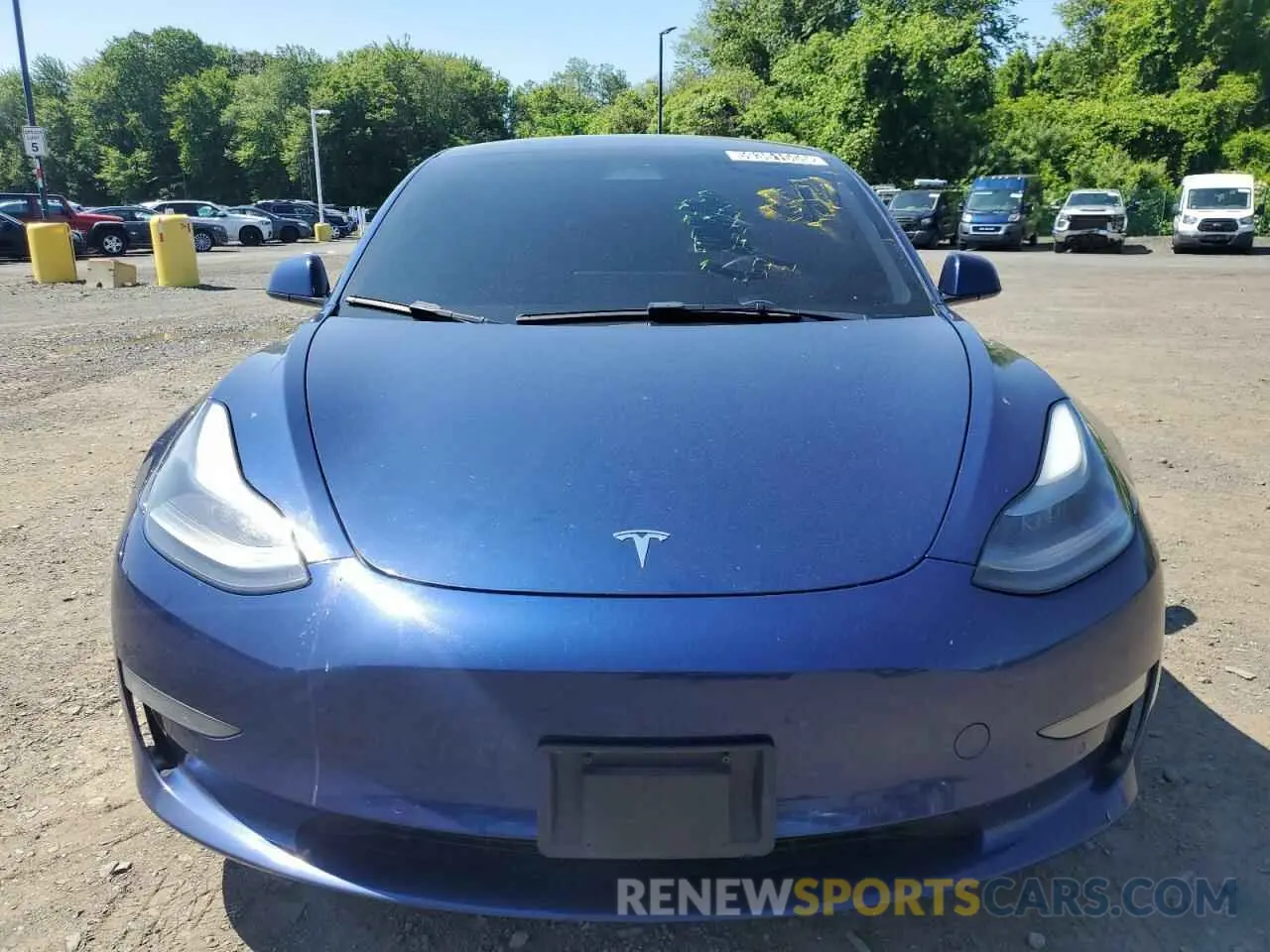 5 Фотография поврежденного автомобиля 5YJ3E1EA1NF190857 TESLA MODEL 3 2022