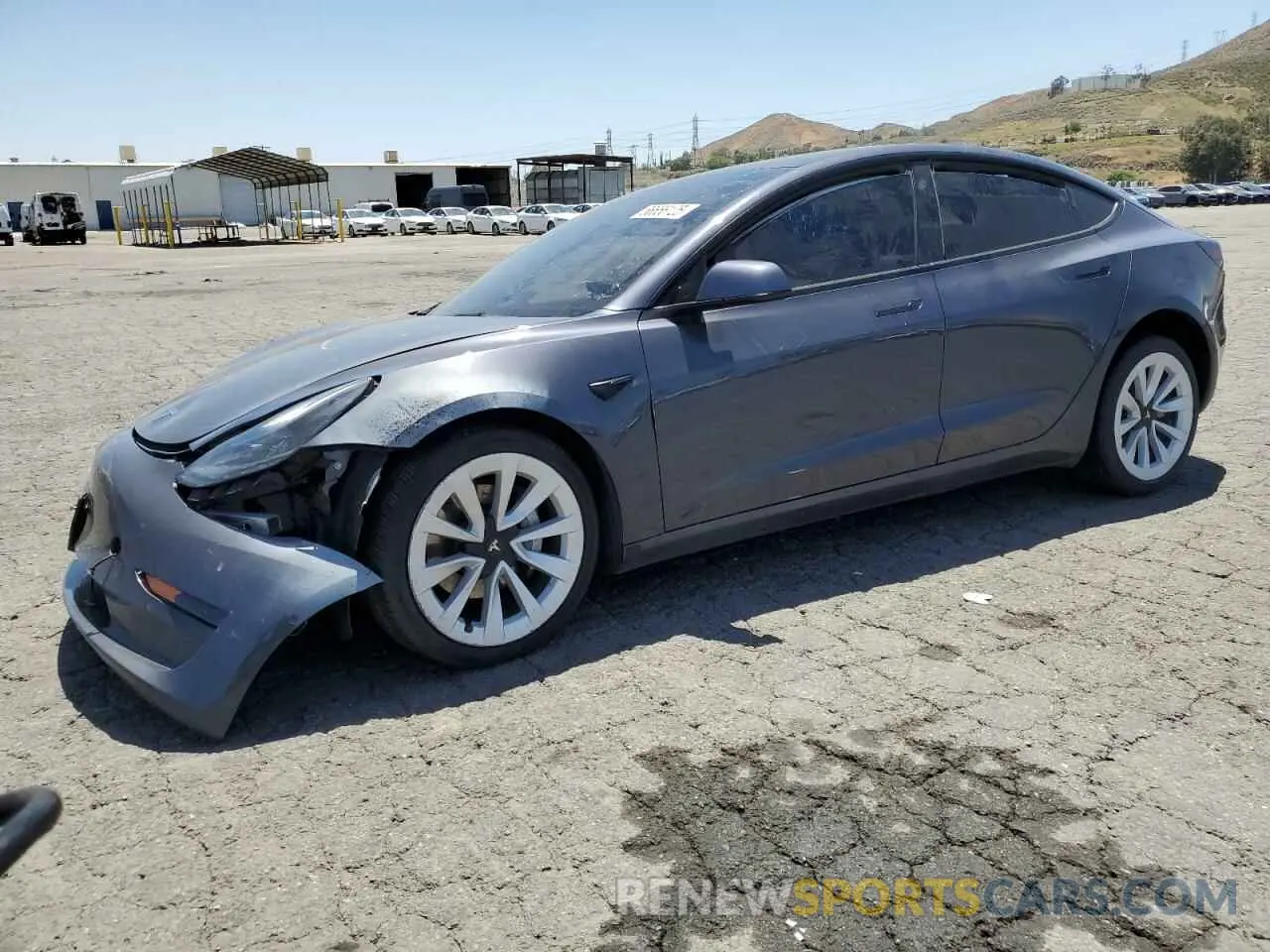 1 Фотография поврежденного автомобиля 5YJ3E1EA1NF191426 TESLA MODEL 3 2022