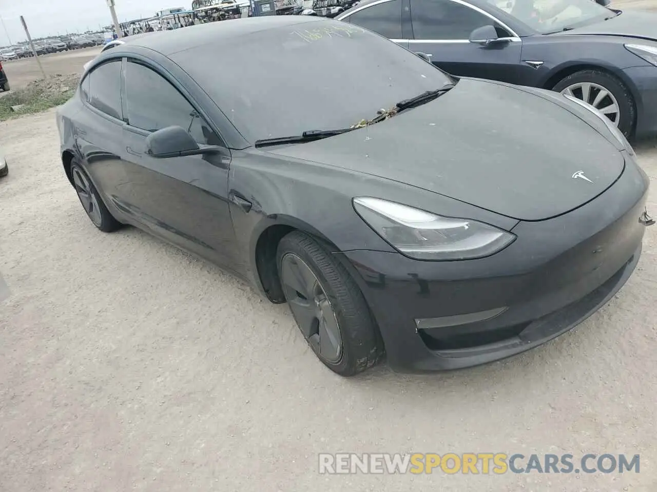 4 Фотография поврежденного автомобиля 5YJ3E1EA1NF191944 TESLA MODEL 3 2022