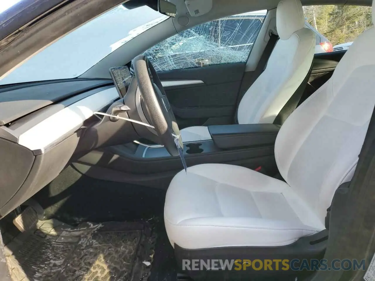 7 Photograph of a damaged car 5YJ3E1EA1NF255125 TESLA MODEL 3 2022