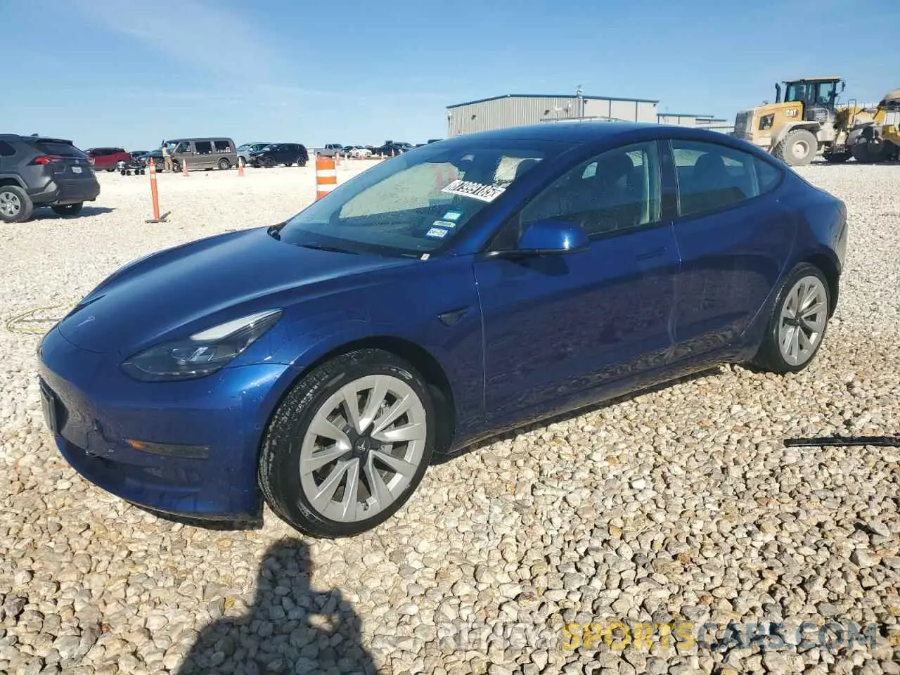 1 Photograph of a damaged car 5YJ3E1EA1NF286004 TESLA MODEL 3 2022