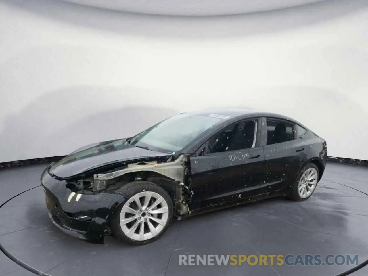 1 Photograph of a damaged car 5YJ3E1EA1NF286567 TESLA MODEL 3 2022