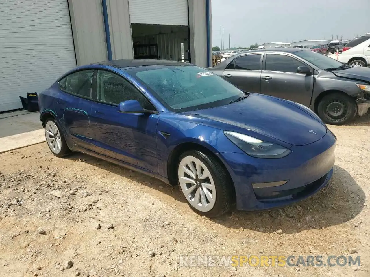 4 Фотография поврежденного автомобиля 5YJ3E1EA1NF286908 TESLA MODEL 3 2022