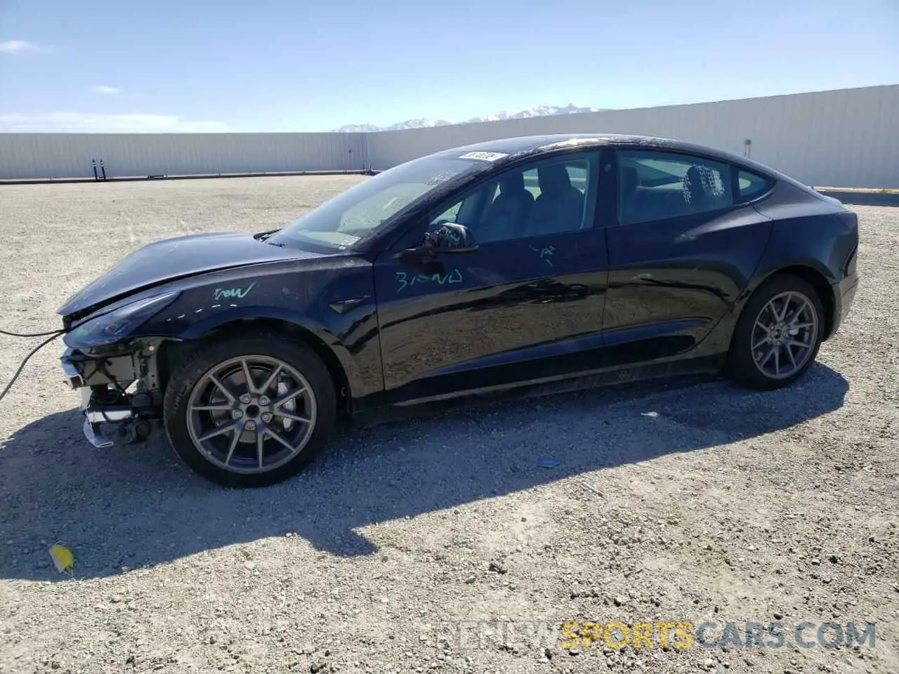 1 Фотография поврежденного автомобиля 5YJ3E1EA1NF287105 TESLA MODEL 3 2022