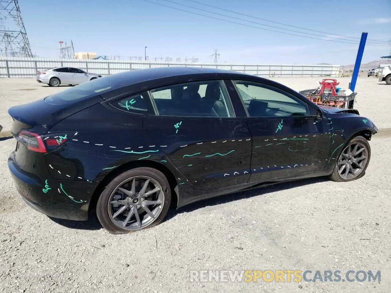 3 Фотография поврежденного автомобиля 5YJ3E1EA1NF287105 TESLA MODEL 3 2022