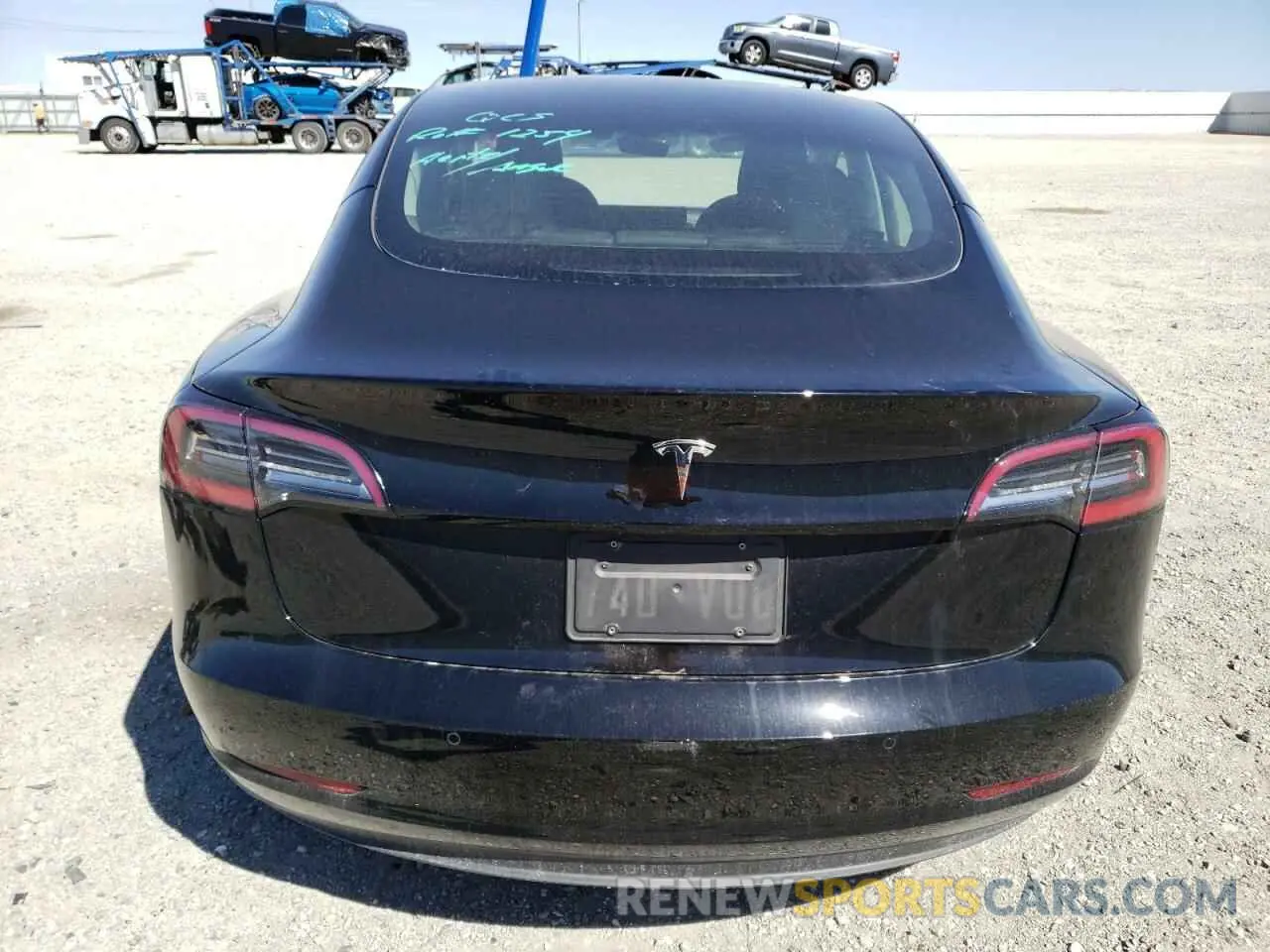 6 Фотография поврежденного автомобиля 5YJ3E1EA1NF287105 TESLA MODEL 3 2022