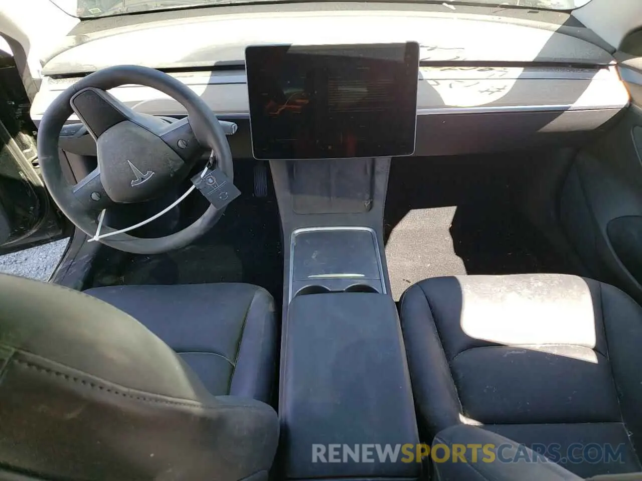 8 Фотография поврежденного автомобиля 5YJ3E1EA1NF287105 TESLA MODEL 3 2022