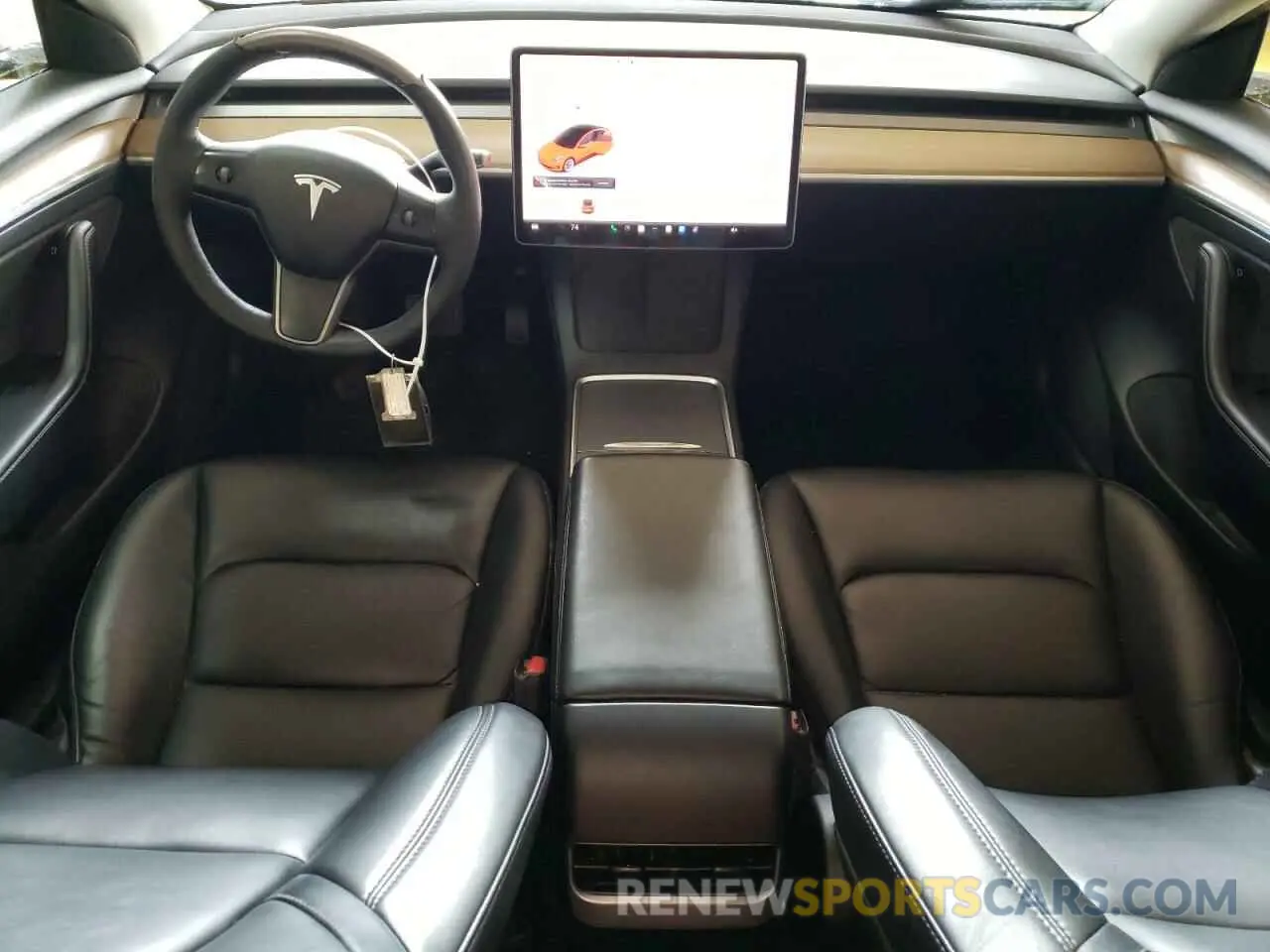 8 Фотография поврежденного автомобиля 5YJ3E1EA1NF303965 TESLA MODEL 3 2022