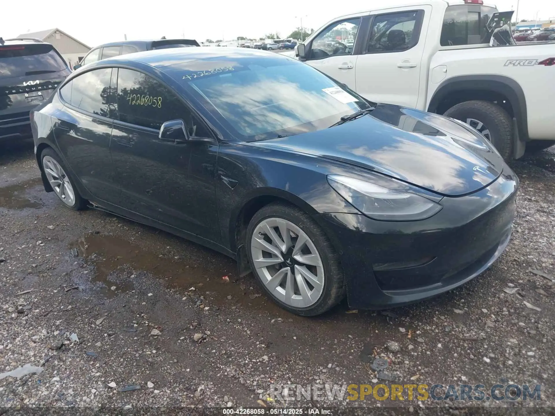 1 Фотография поврежденного автомобиля 5YJ3E1EA1NF304355 TESLA MODEL 3 2022