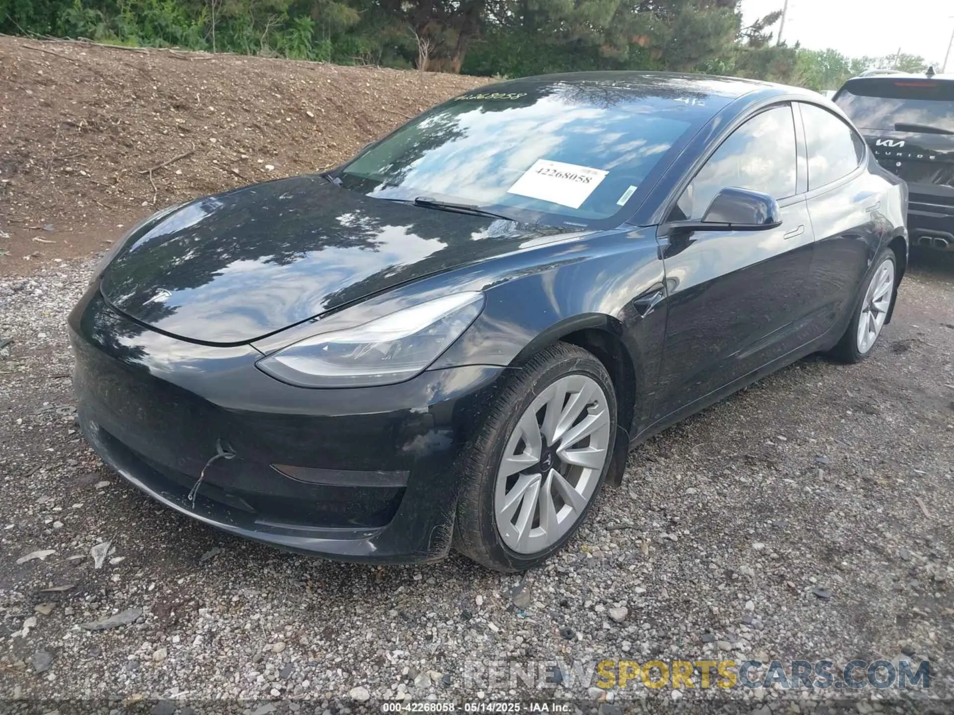 2 Фотография поврежденного автомобиля 5YJ3E1EA1NF304355 TESLA MODEL 3 2022