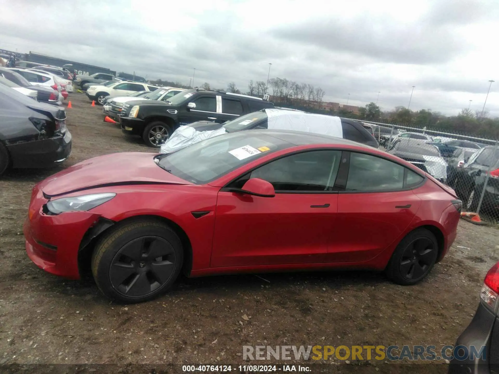 14 Photograph of a damaged car 5YJ3E1EA1NF349795 TESLA MODEL 3 2022