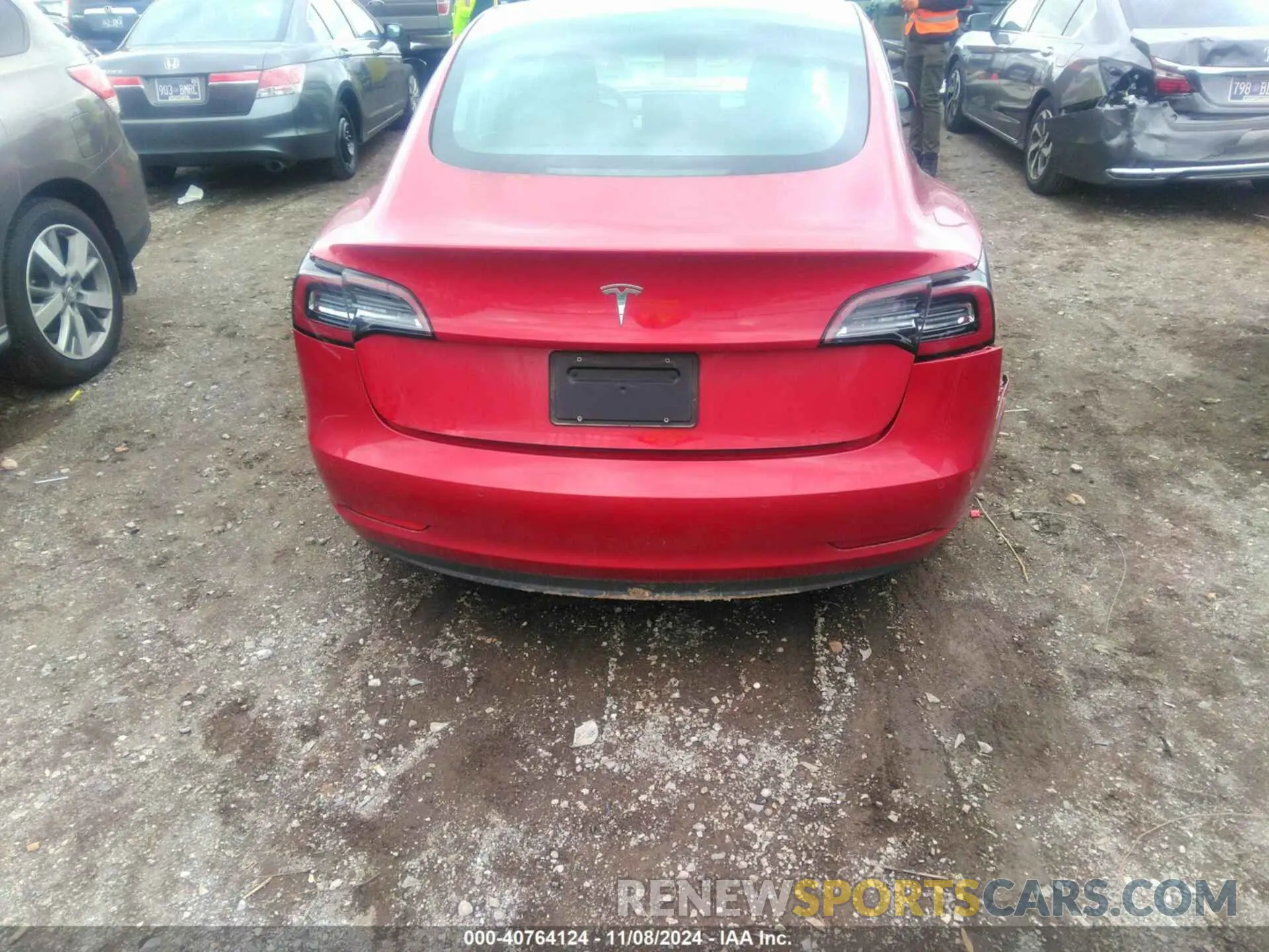 16 Photograph of a damaged car 5YJ3E1EA1NF349795 TESLA MODEL 3 2022