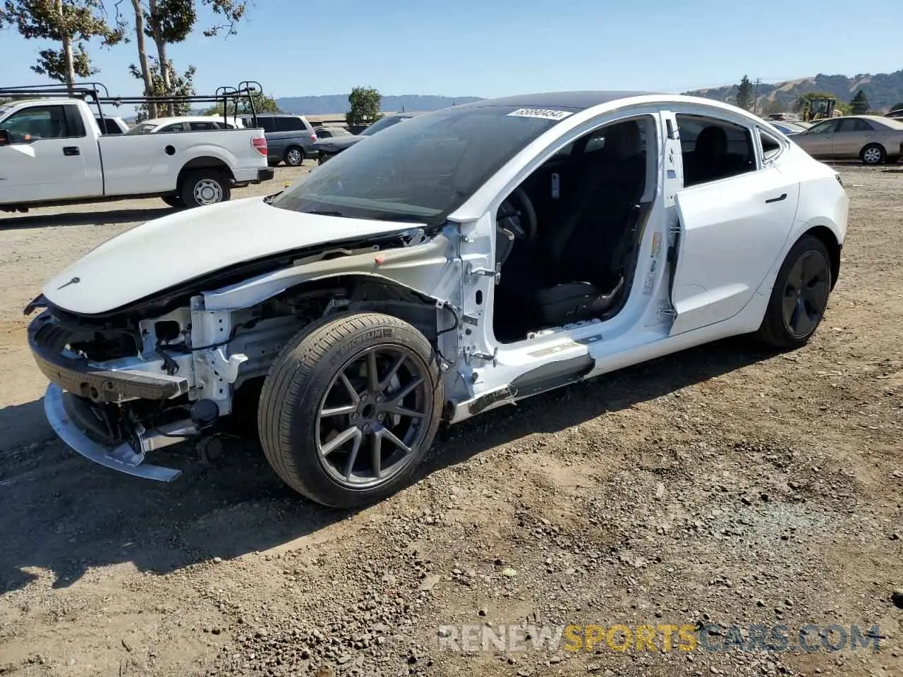 1 Фотография поврежденного автомобиля 5YJ3E1EA1NF358755 TESLA MODEL 3 2022