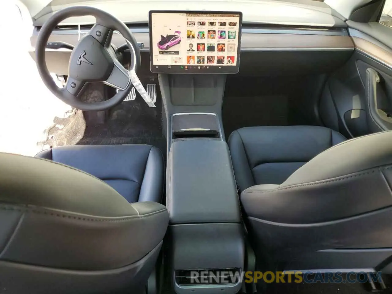8 Фотография поврежденного автомобиля 5YJ3E1EA1NF358755 TESLA MODEL 3 2022