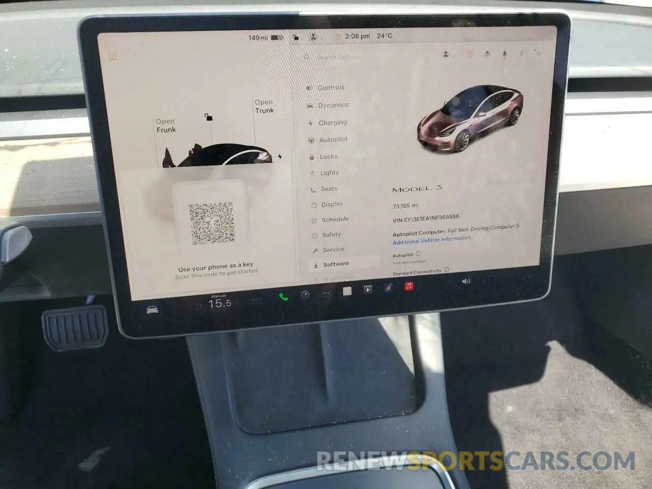 9 Фотография поврежденного автомобиля 5YJ3E1EA1NF368556 TESLA MODEL 3 2022