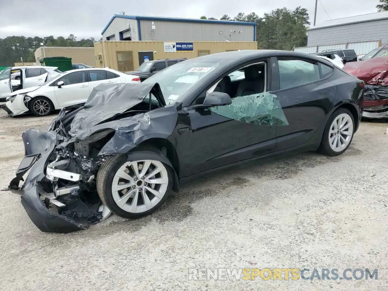 1 Фотография поврежденного автомобиля 5YJ3E1EA1NF369979 TESLA MODEL 3 2022
