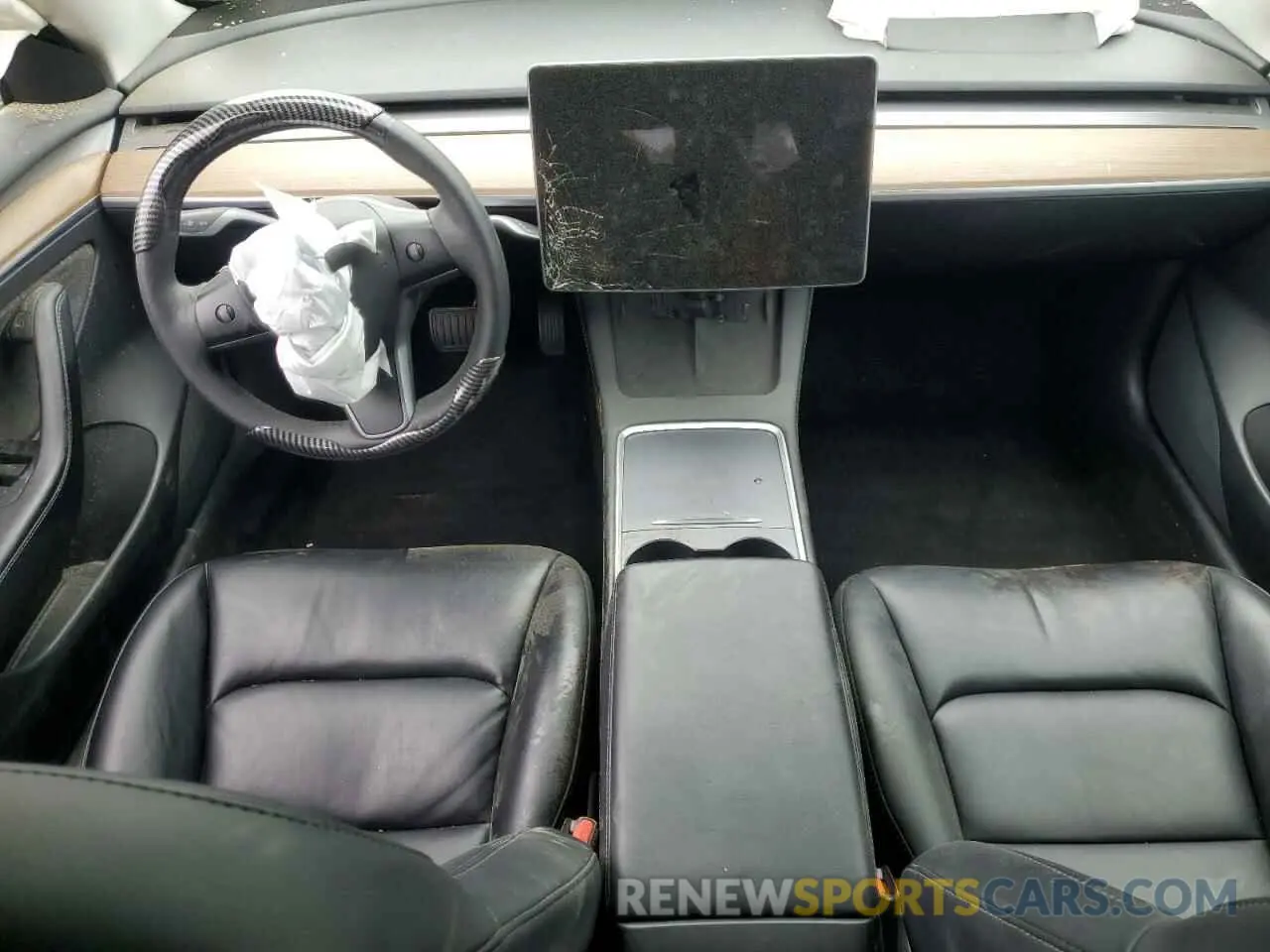 8 Фотография поврежденного автомобиля 5YJ3E1EA1NF369979 TESLA MODEL 3 2022