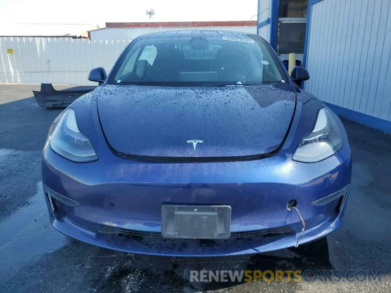 5 Photograph of a damaged car 5YJ3E1EA1NF370467 TESLA MODEL 3 2022