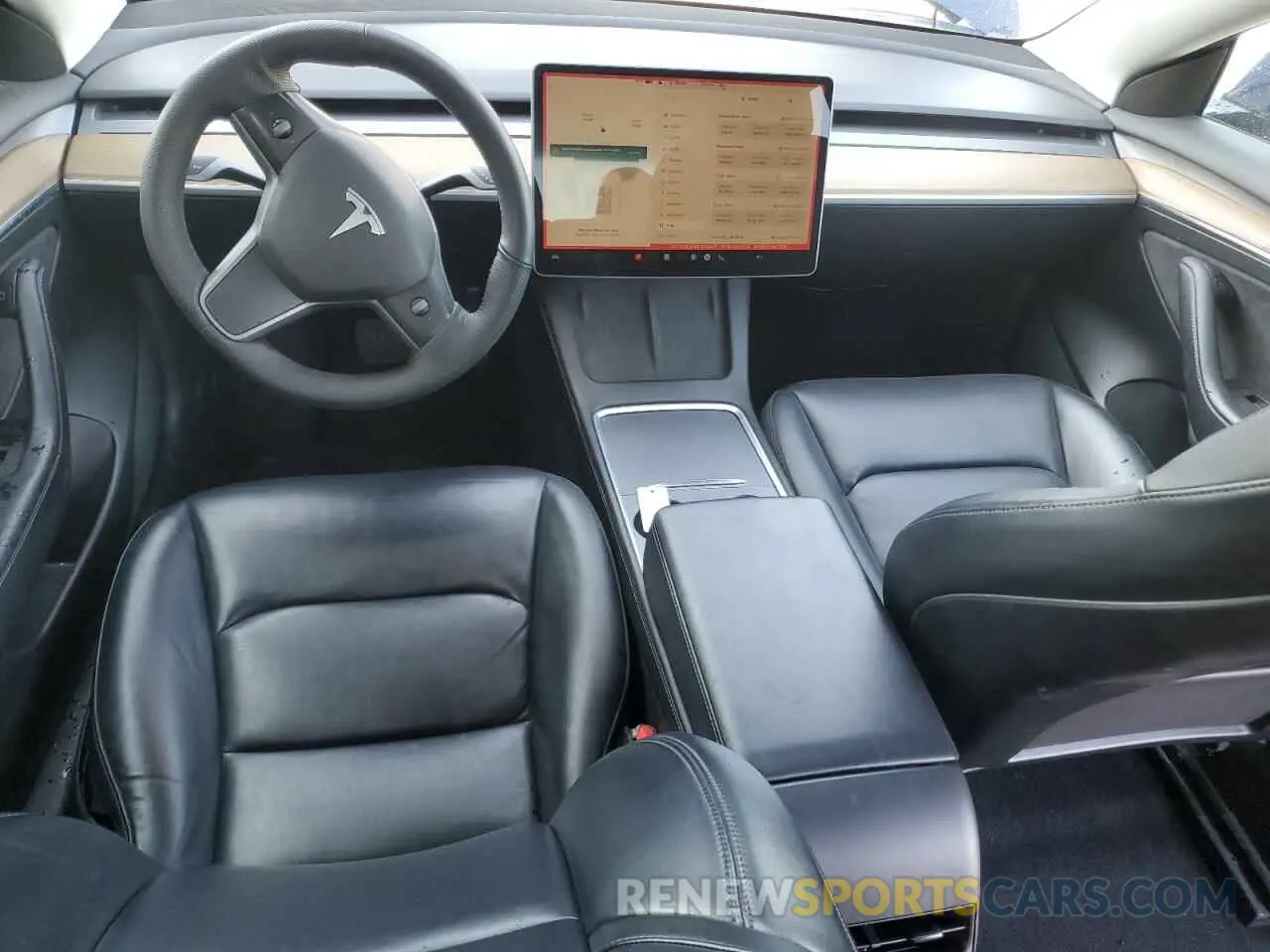8 Photograph of a damaged car 5YJ3E1EA1NF370467 TESLA MODEL 3 2022