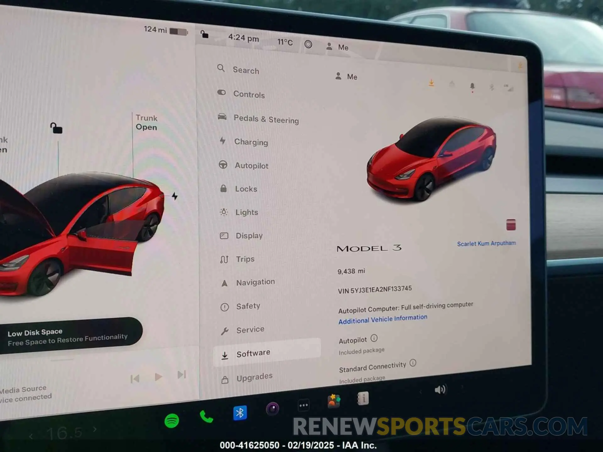 7 Photograph of a damaged car 5YJ3E1EA2NF133745 TESLA MODEL 3 2022