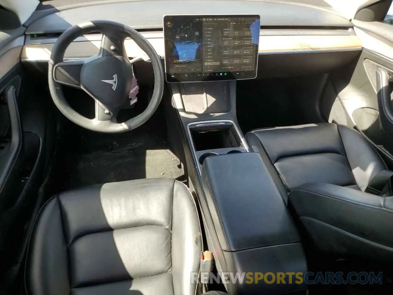 8 Photograph of a damaged car 5YJ3E1EA2NF144549 TESLA MODEL 3 2022