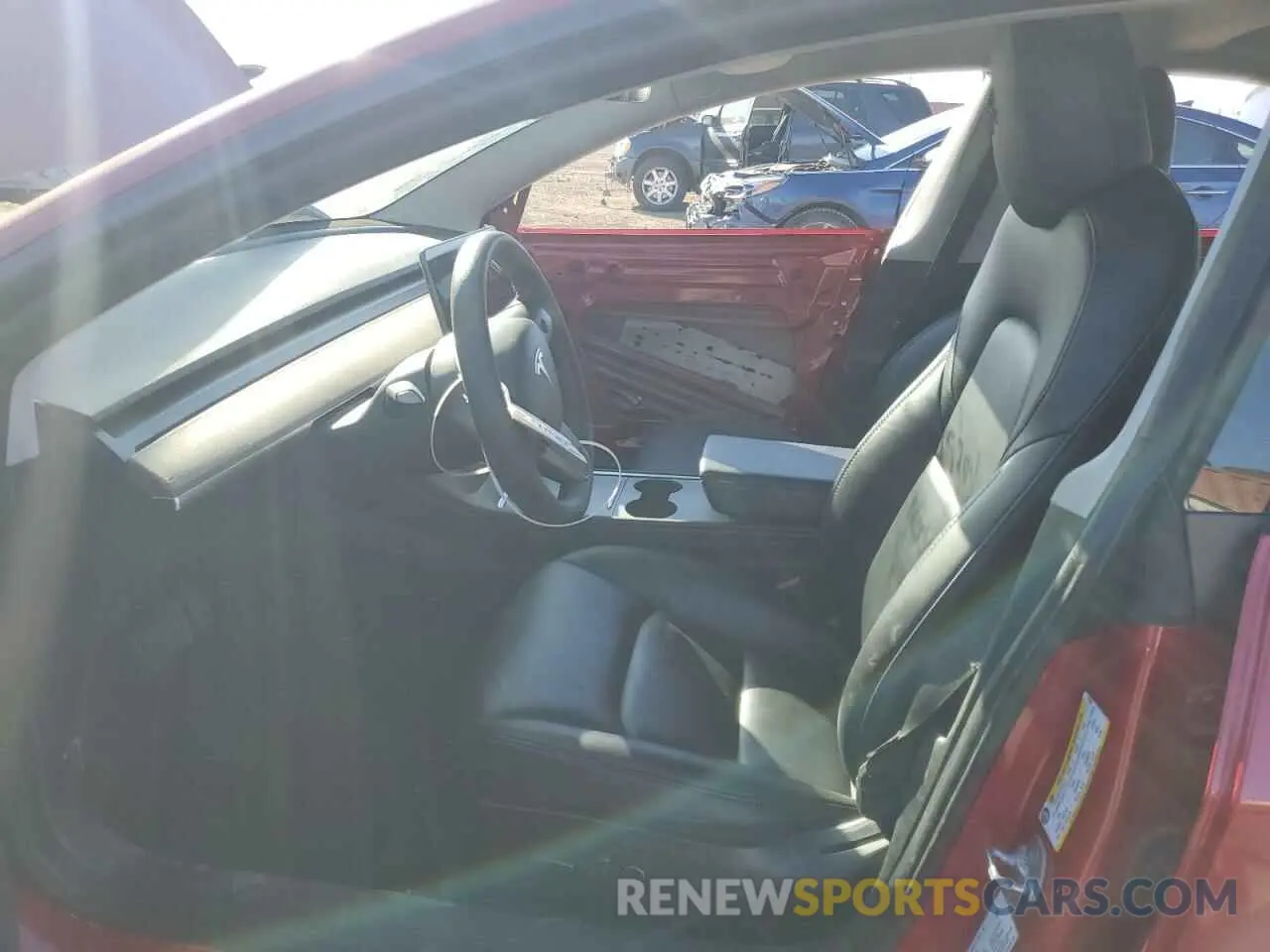 7 Photograph of a damaged car 5YJ3E1EA2NF185392 TESLA MODEL 3 2022