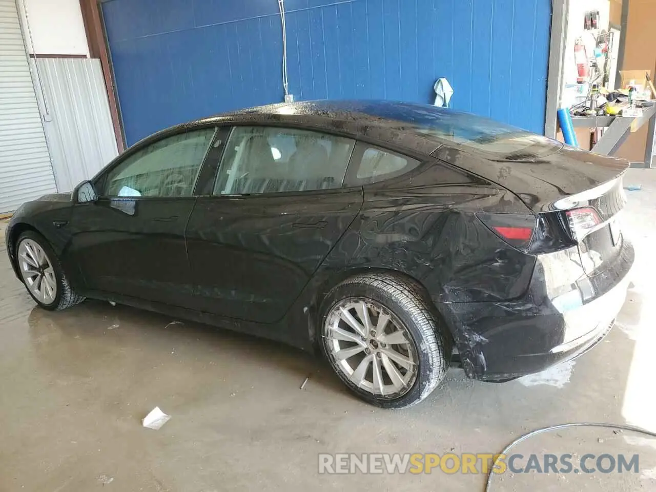 2 Фотография поврежденного автомобиля 5YJ3E1EA2NF190107 TESLA MODEL 3 2022