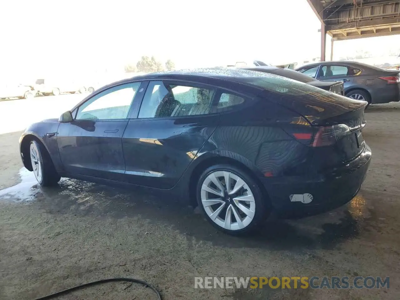 2 Фотография поврежденного автомобиля 5YJ3E1EA2NF190124 TESLA MODEL 3 2022