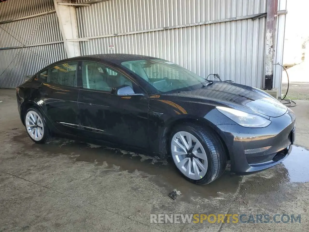 4 Фотография поврежденного автомобиля 5YJ3E1EA2NF190124 TESLA MODEL 3 2022
