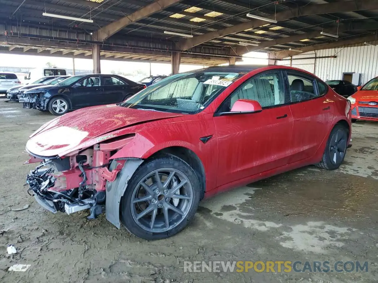 1 Фотография поврежденного автомобиля 5YJ3E1EA2NF286657 TESLA MODEL 3 2022