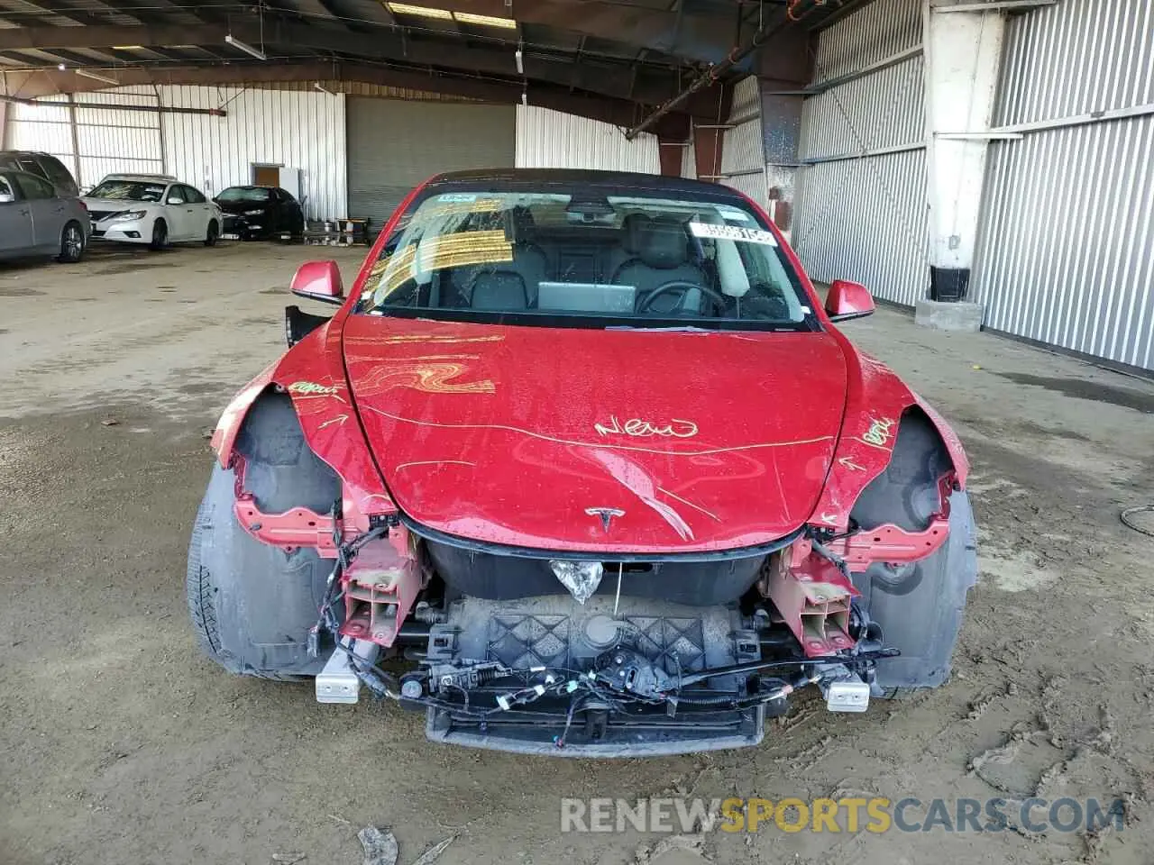 5 Фотография поврежденного автомобиля 5YJ3E1EA2NF286657 TESLA MODEL 3 2022