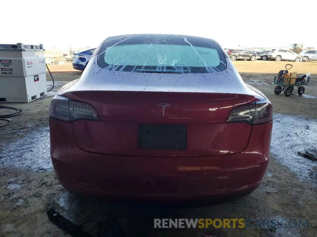6 Фотография поврежденного автомобиля 5YJ3E1EA2NF286657 TESLA MODEL 3 2022