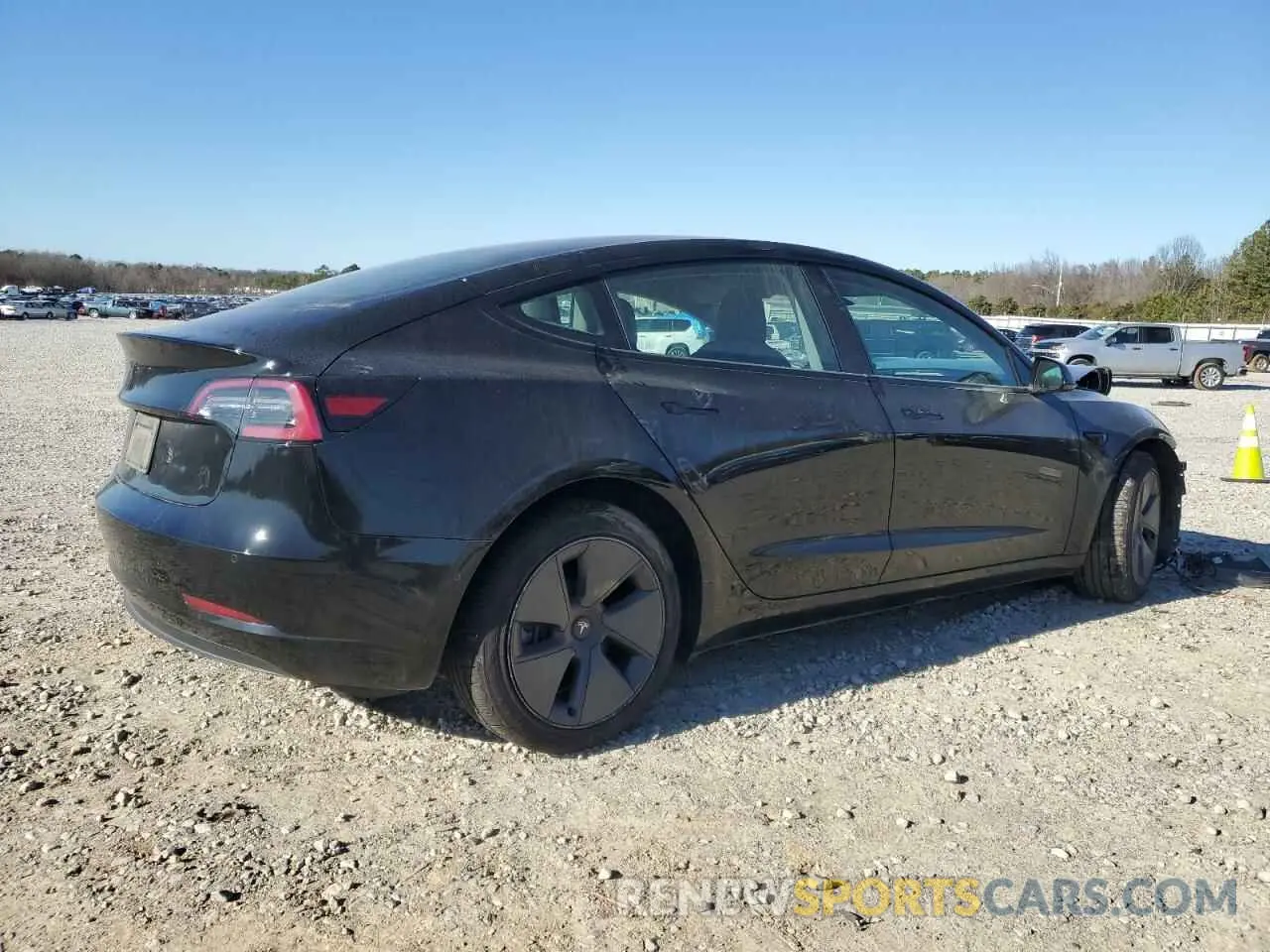 3 Photograph of a damaged car 5YJ3E1EA2NF317860 TESLA MODEL 3 2022
