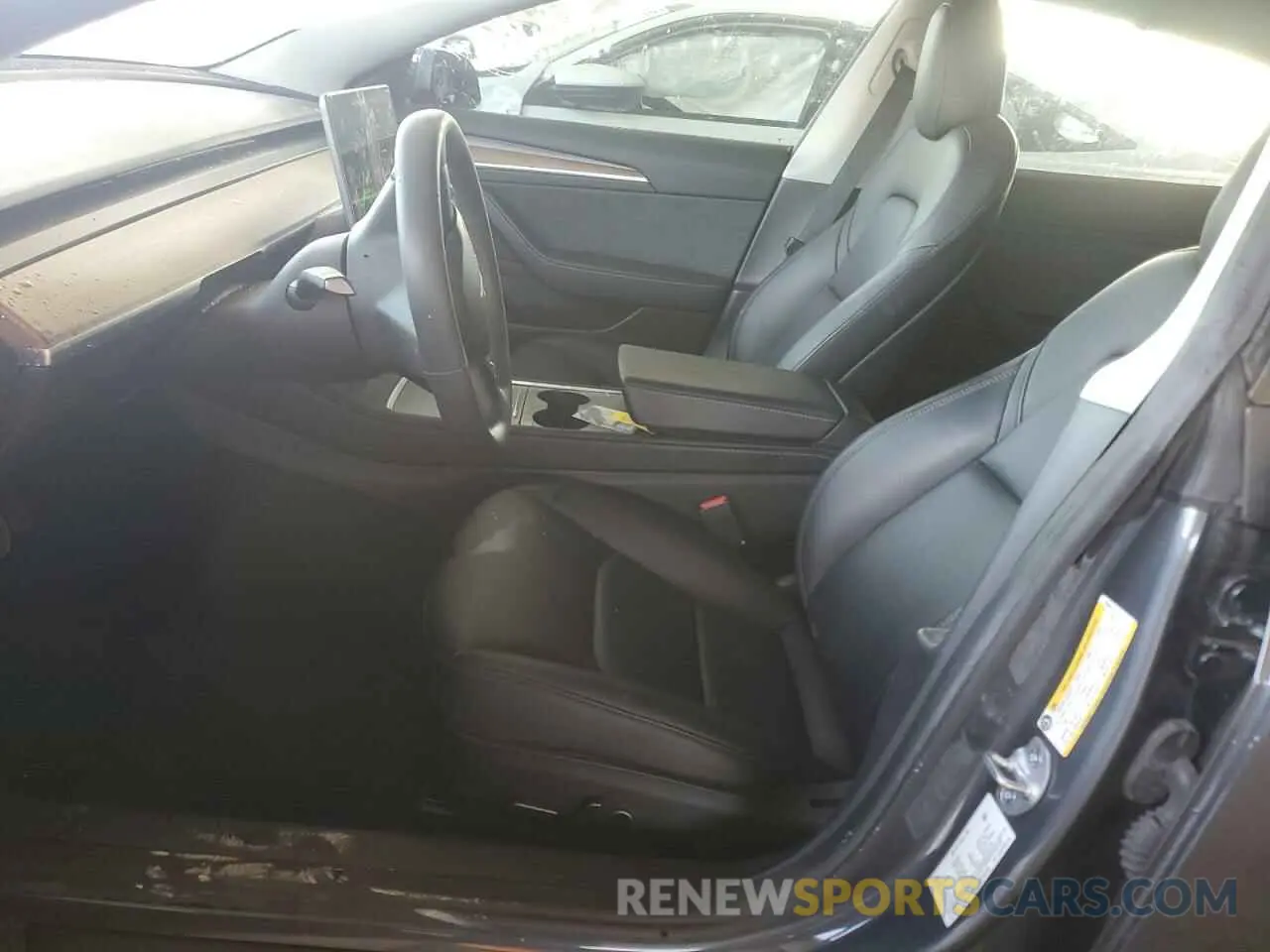 7 Photograph of a damaged car 5YJ3E1EA2NF332293 TESLA MODEL 3 2022