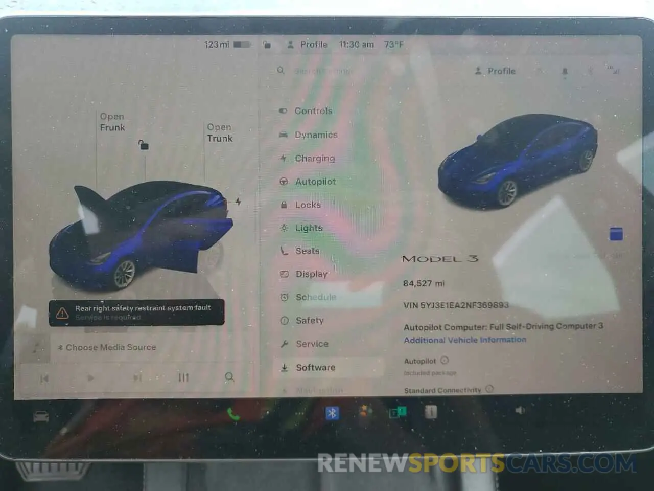 9 Photograph of a damaged car 5YJ3E1EA2NF369893 TESLA MODEL 3 2022
