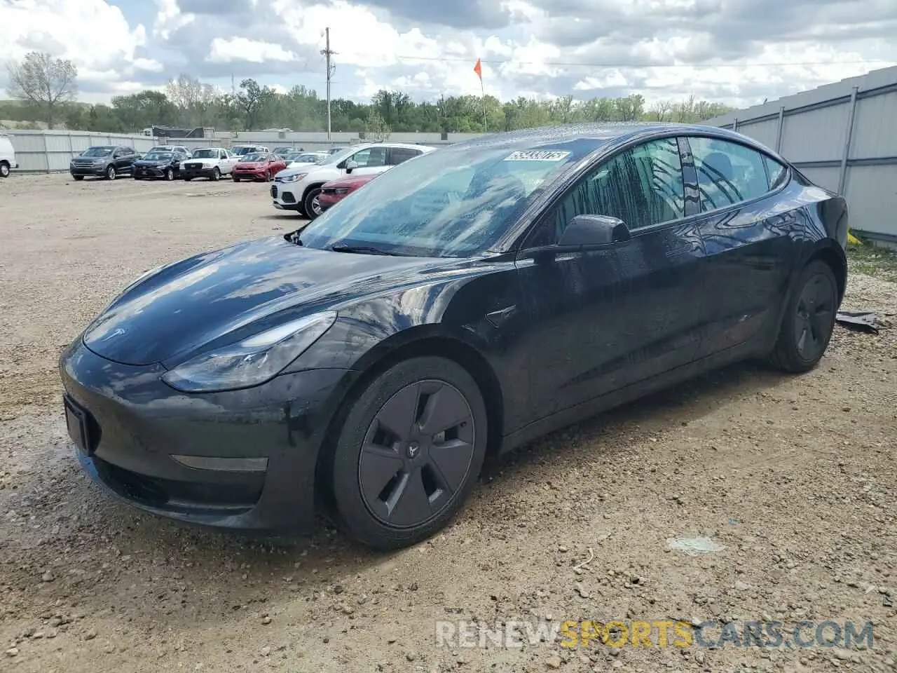1 Фотография поврежденного автомобиля 5YJ3E1EA2NF370204 TESLA MODEL 3 2022