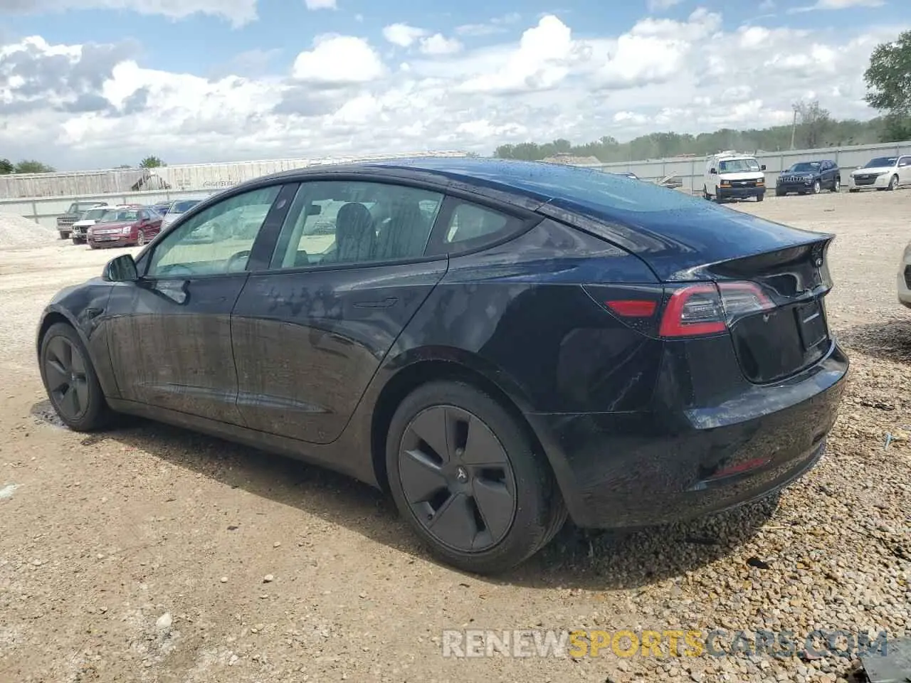 2 Фотография поврежденного автомобиля 5YJ3E1EA2NF370204 TESLA MODEL 3 2022