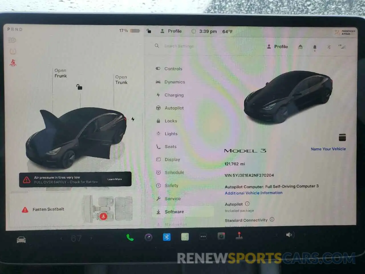 9 Фотография поврежденного автомобиля 5YJ3E1EA2NF370204 TESLA MODEL 3 2022