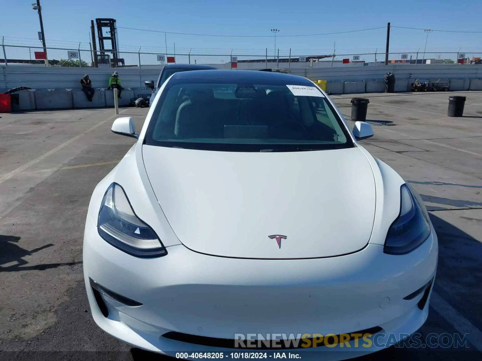 12 Photograph of a damaged car 5YJ3E1EA3NF117036 TESLA MODEL 3 2022