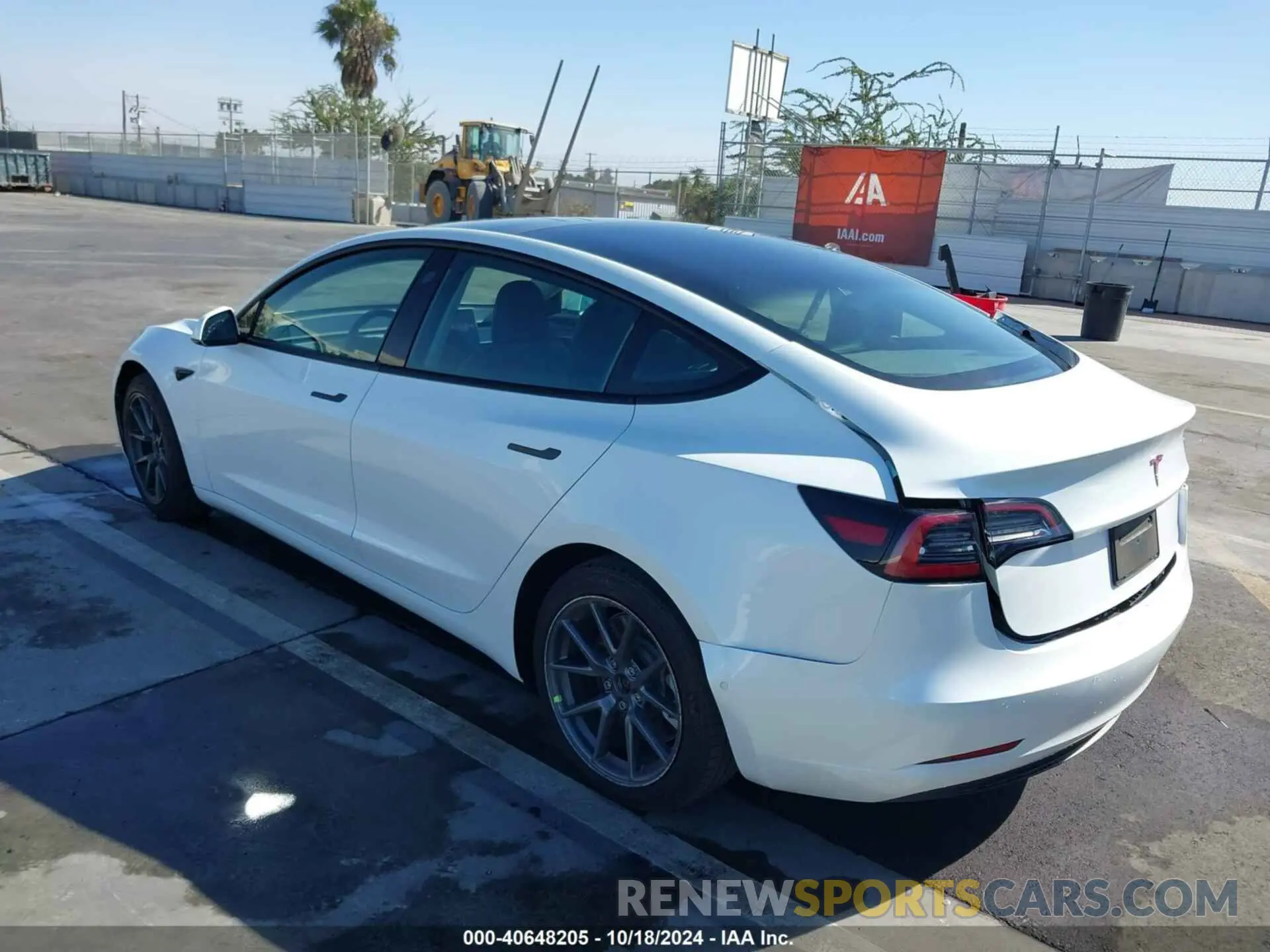 3 Photograph of a damaged car 5YJ3E1EA3NF117036 TESLA MODEL 3 2022