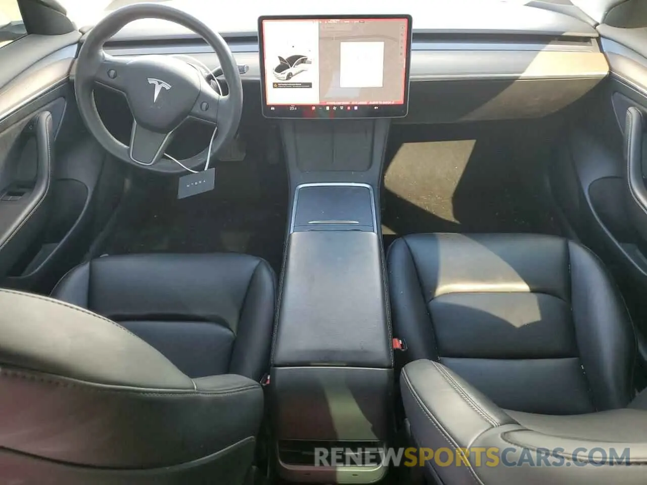 8 Фотография поврежденного автомобиля 5YJ3E1EA3NF125895 TESLA MODEL 3 2022
