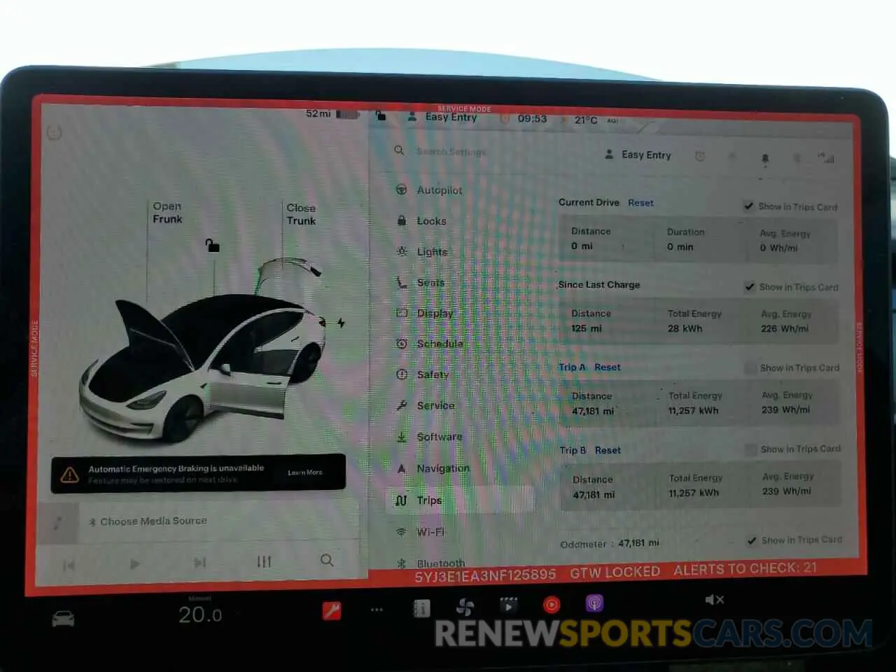9 Фотография поврежденного автомобиля 5YJ3E1EA3NF125895 TESLA MODEL 3 2022