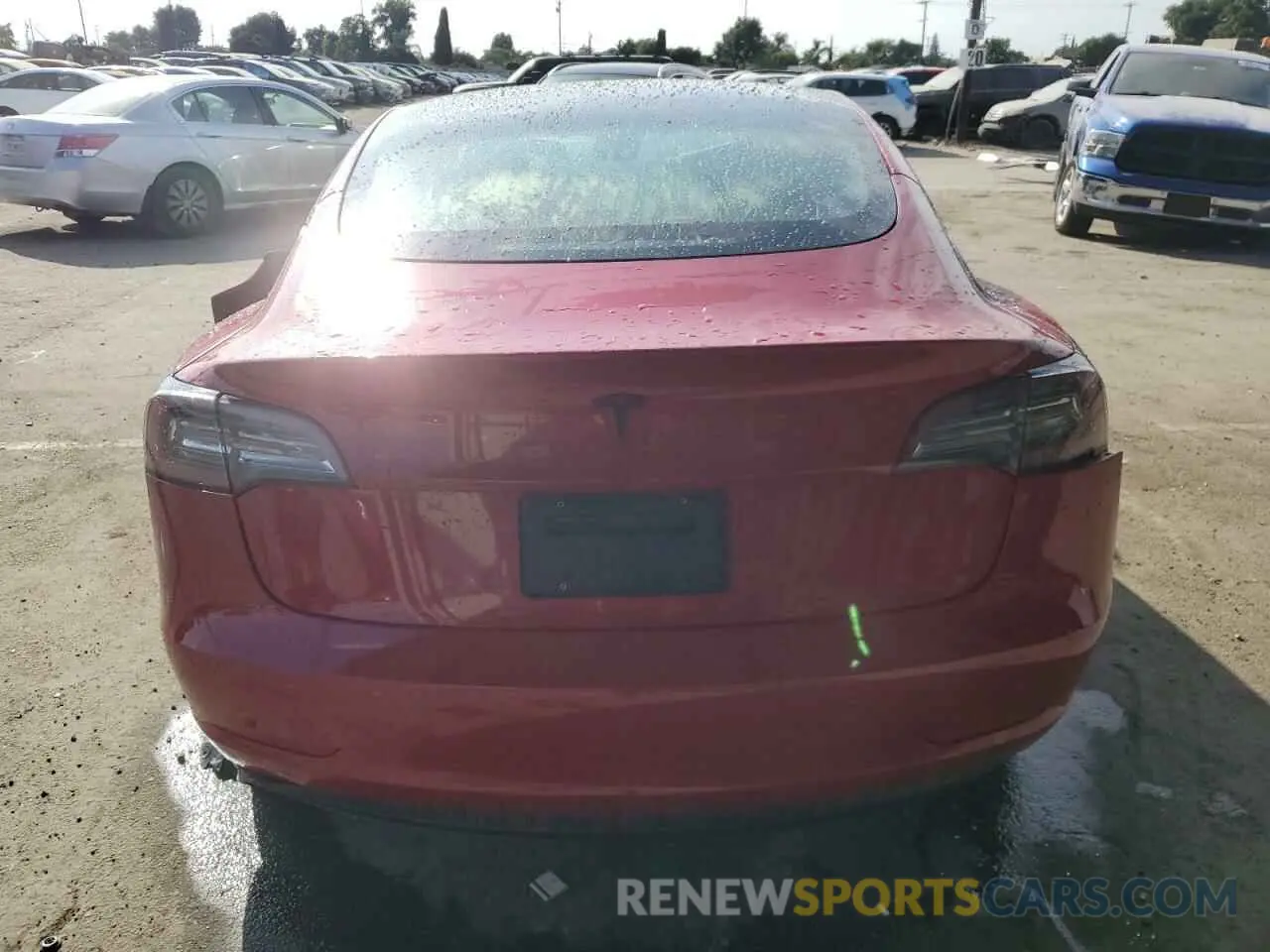 6 Photograph of a damaged car 5YJ3E1EA3NF131499 TESLA MODEL 3 2022