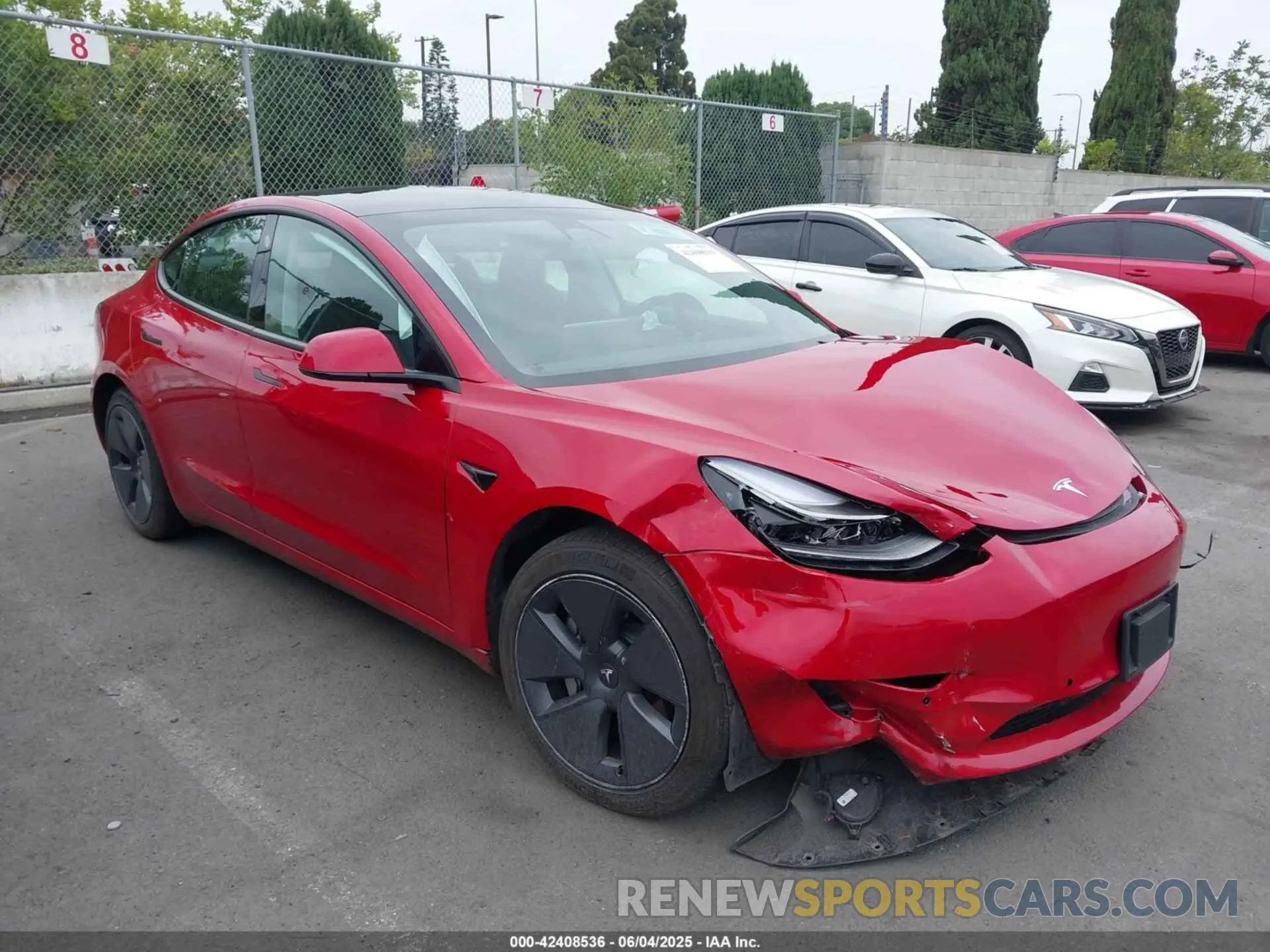 1 Фотография поврежденного автомобиля 5YJ3E1EA3NF131986 TESLA MODEL 3 2022
