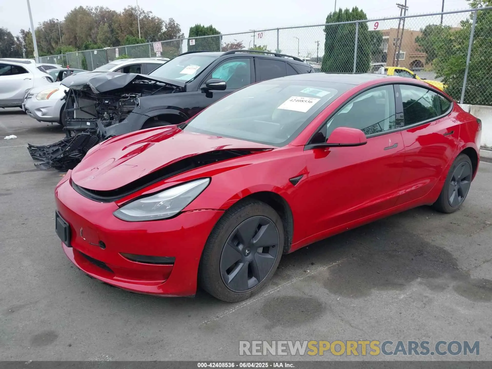 2 Фотография поврежденного автомобиля 5YJ3E1EA3NF131986 TESLA MODEL 3 2022